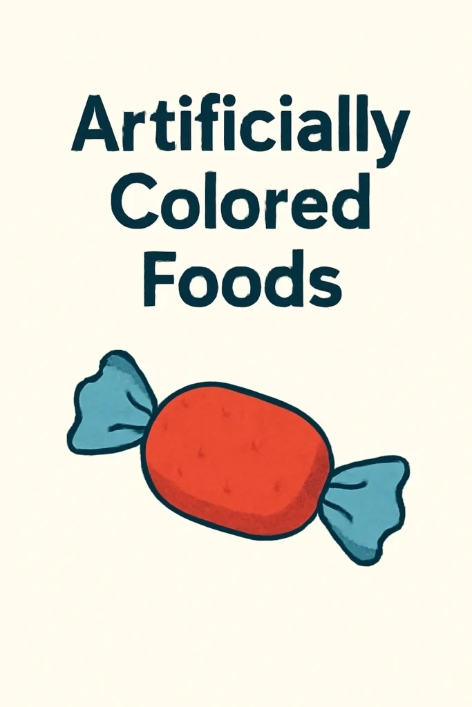 Artificially Colored Foods